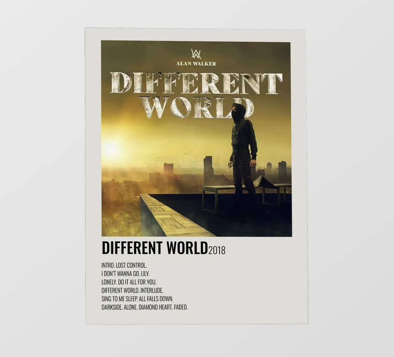 Alan Walker Different World pellicola backlit da Roronoa7