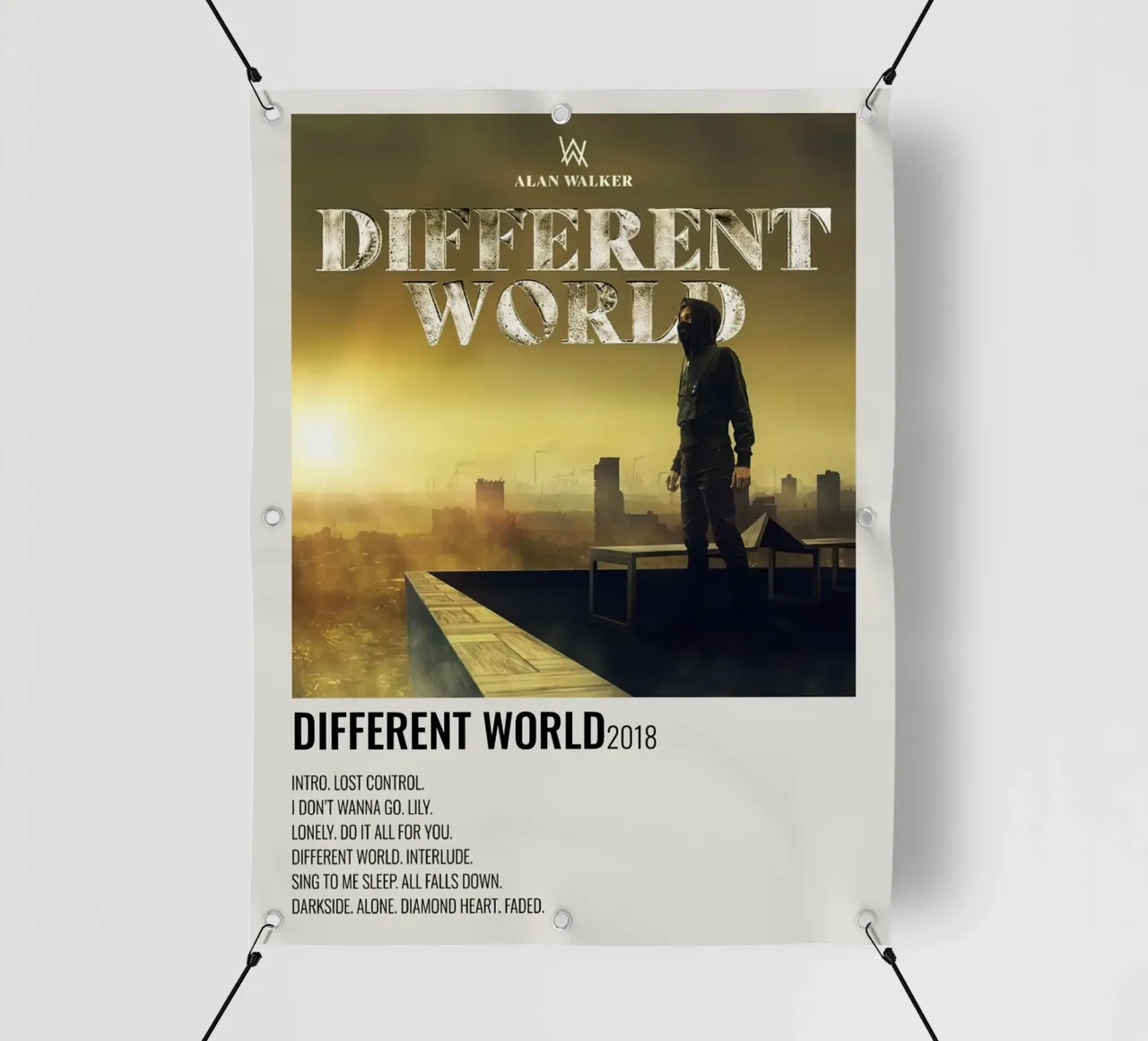 Alan Walker Different World telo in pvc da Roronoa7