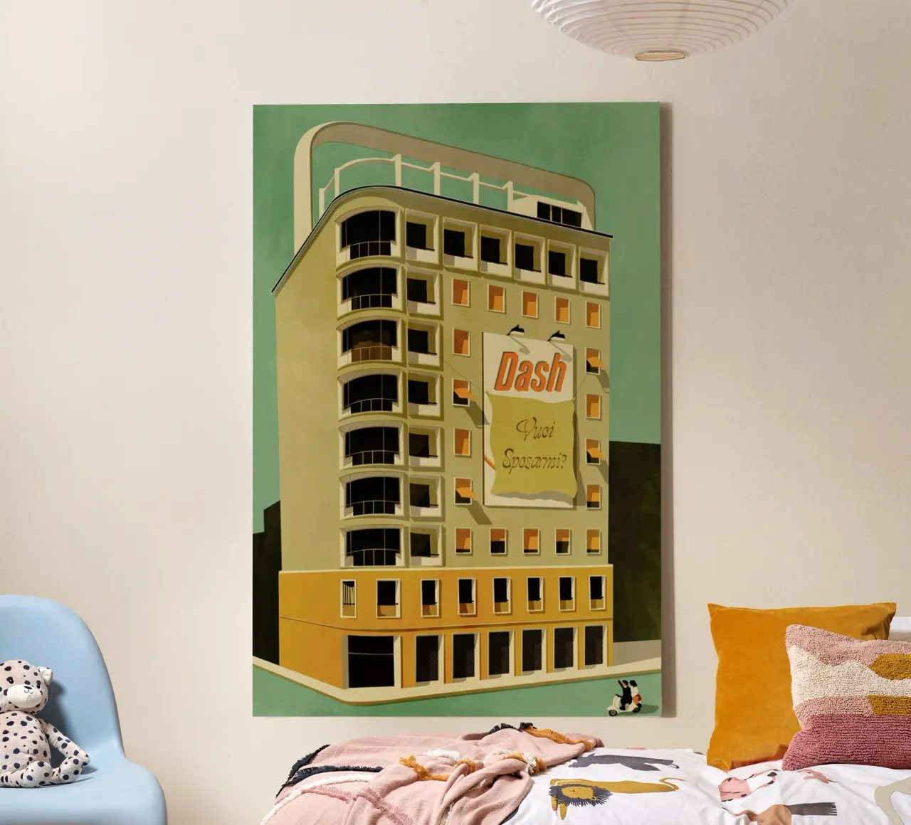 Will You Marry Me? canvas with Floater frame by Giordano Poloni