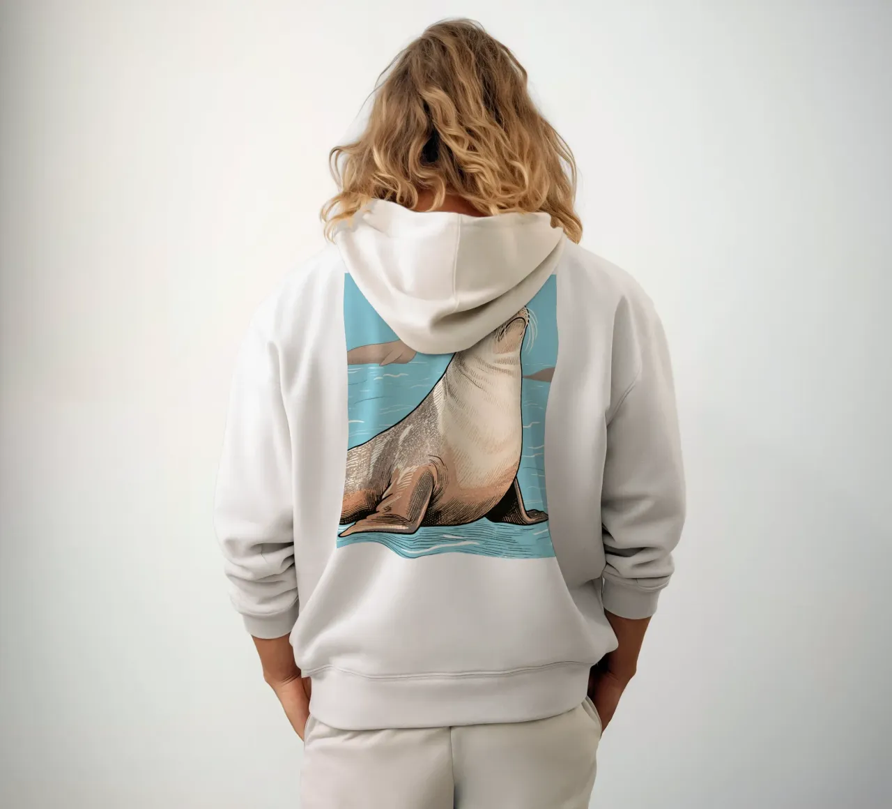 Sigillo felpa con cappuccio da knowledge