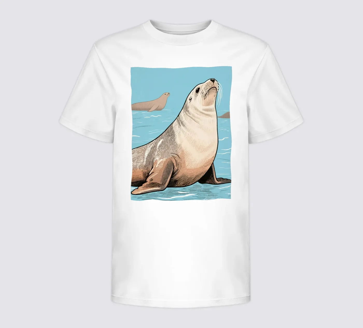 Sigillo t-shirt bambini da knowledge
