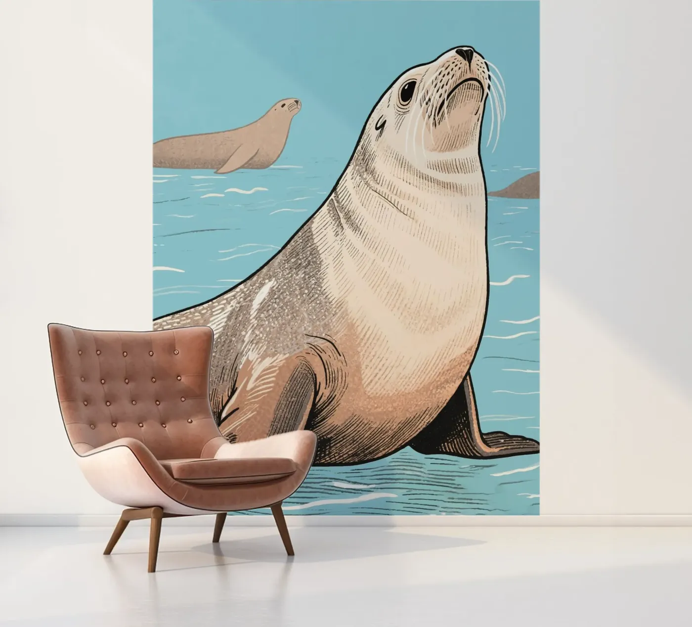 Sealion fotobehang van knowledge