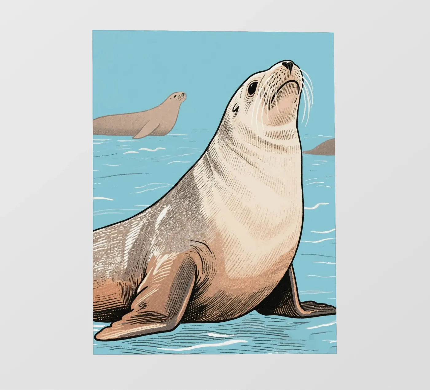 Sealion fotobehang van knowledge