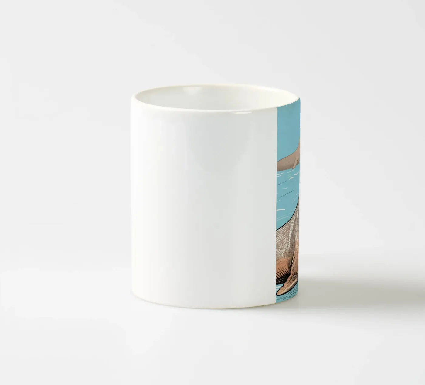 Sealion ceramic mug by knowledge