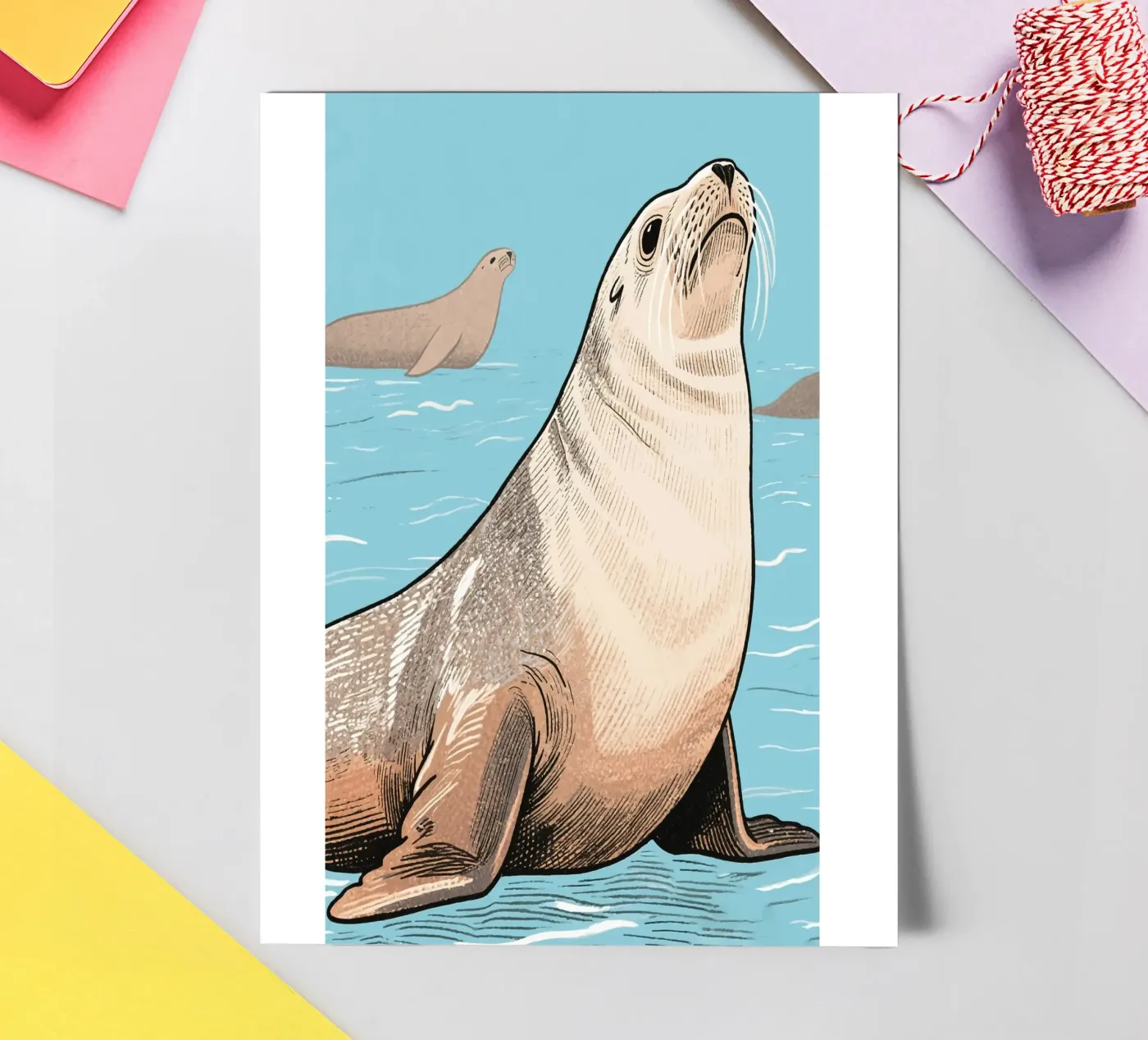Sealion sticker sheet by knowledge