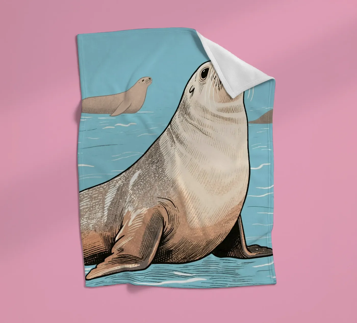 Seelöwe Fleecedecke von knowledge
