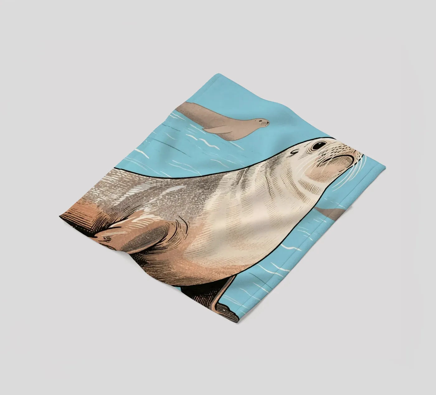Seelöwe Fleecedecke von knowledge