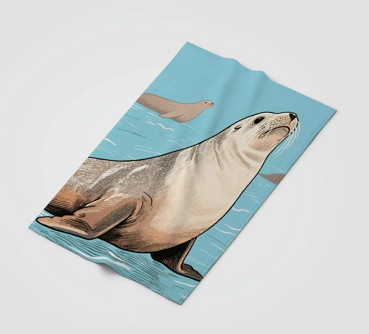 Seelöwe Fleecedecke von knowledge