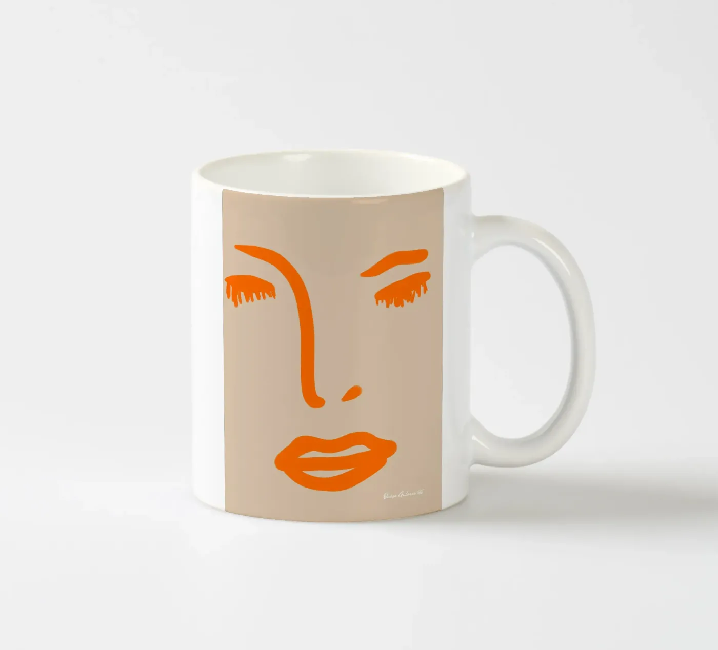 Ouque ceramic mug by Mike Leymi