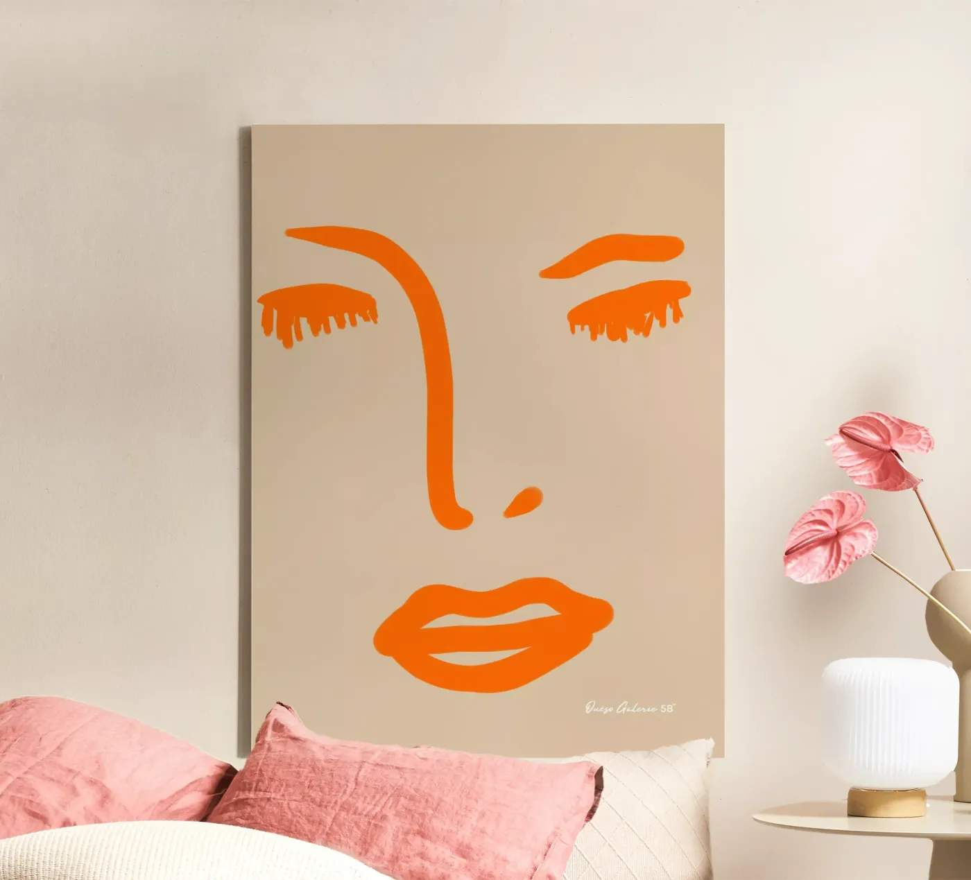 Ouque canvas van Mike Leymi