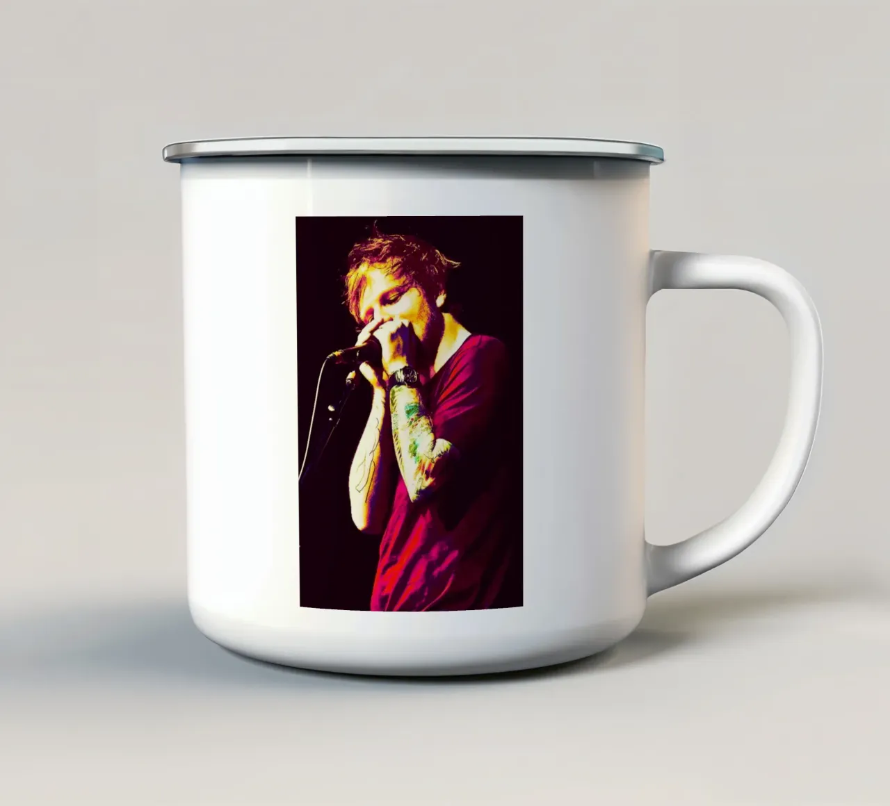 Stile Ed Sheeran tazza in smalto da Lembayung art