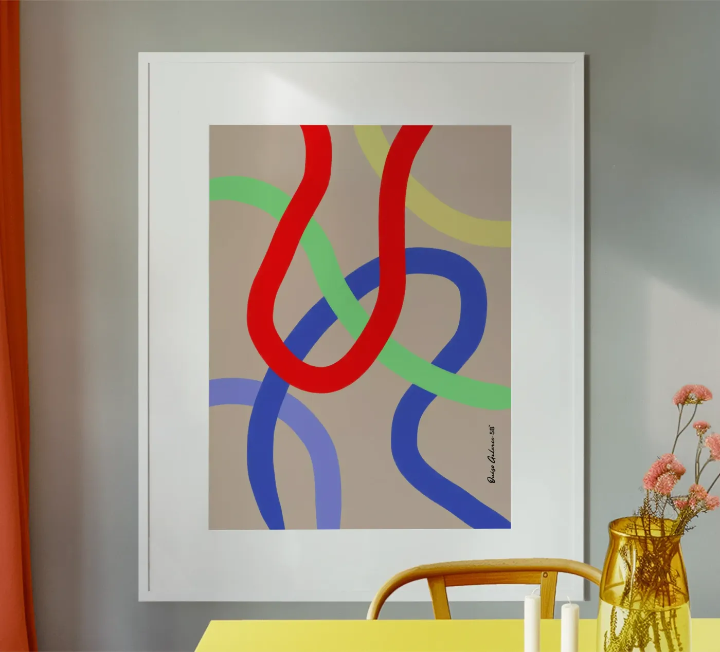 Lineline poster by Mike Leymi