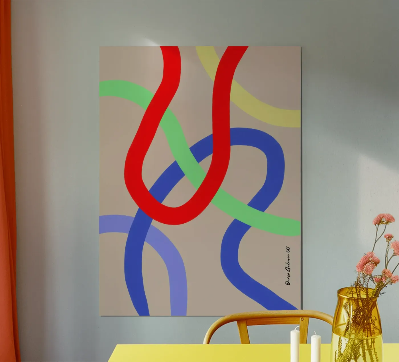 Lineline poster by Mike Leymi