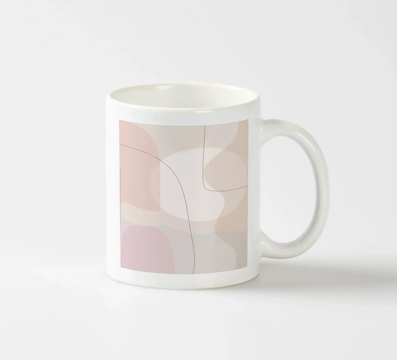Astratto moderno 9 tazza in ceramica da LaylaOzHome