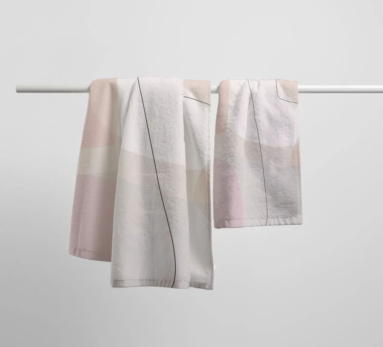 Abstract modern 9 towel by LaylaOzHome