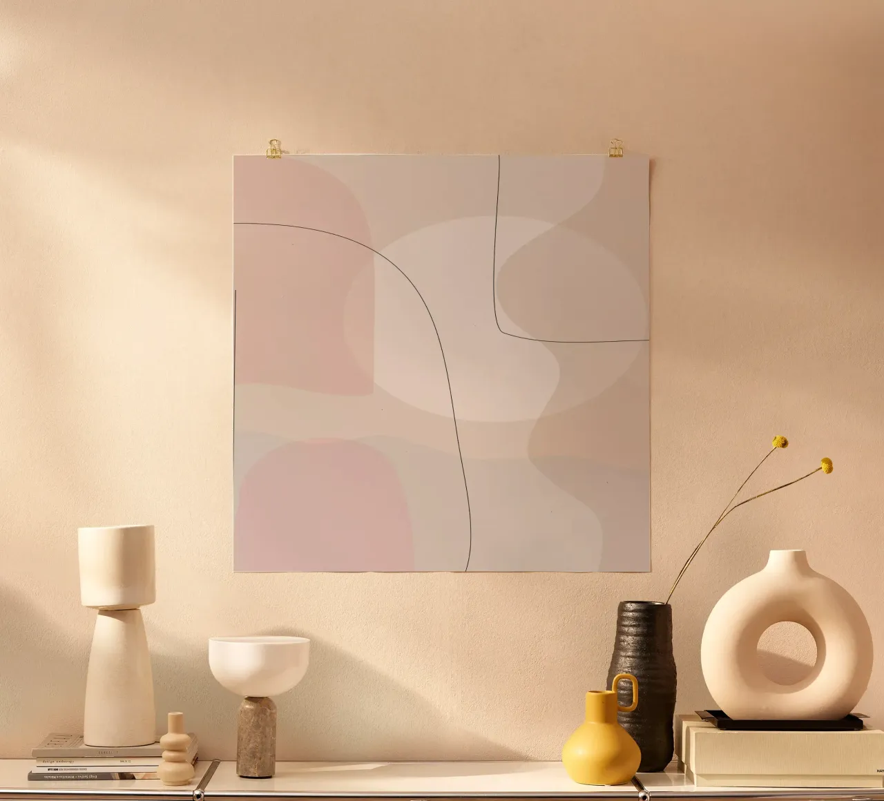 Astratto moderno 9 carta hahnemühle da LaylaOzHome