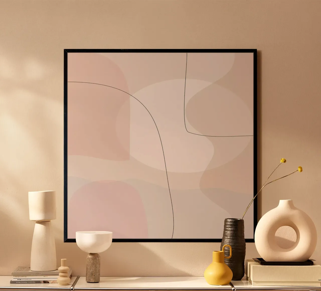 Astratto moderno 9 carta hahnemühle da LaylaOzHome