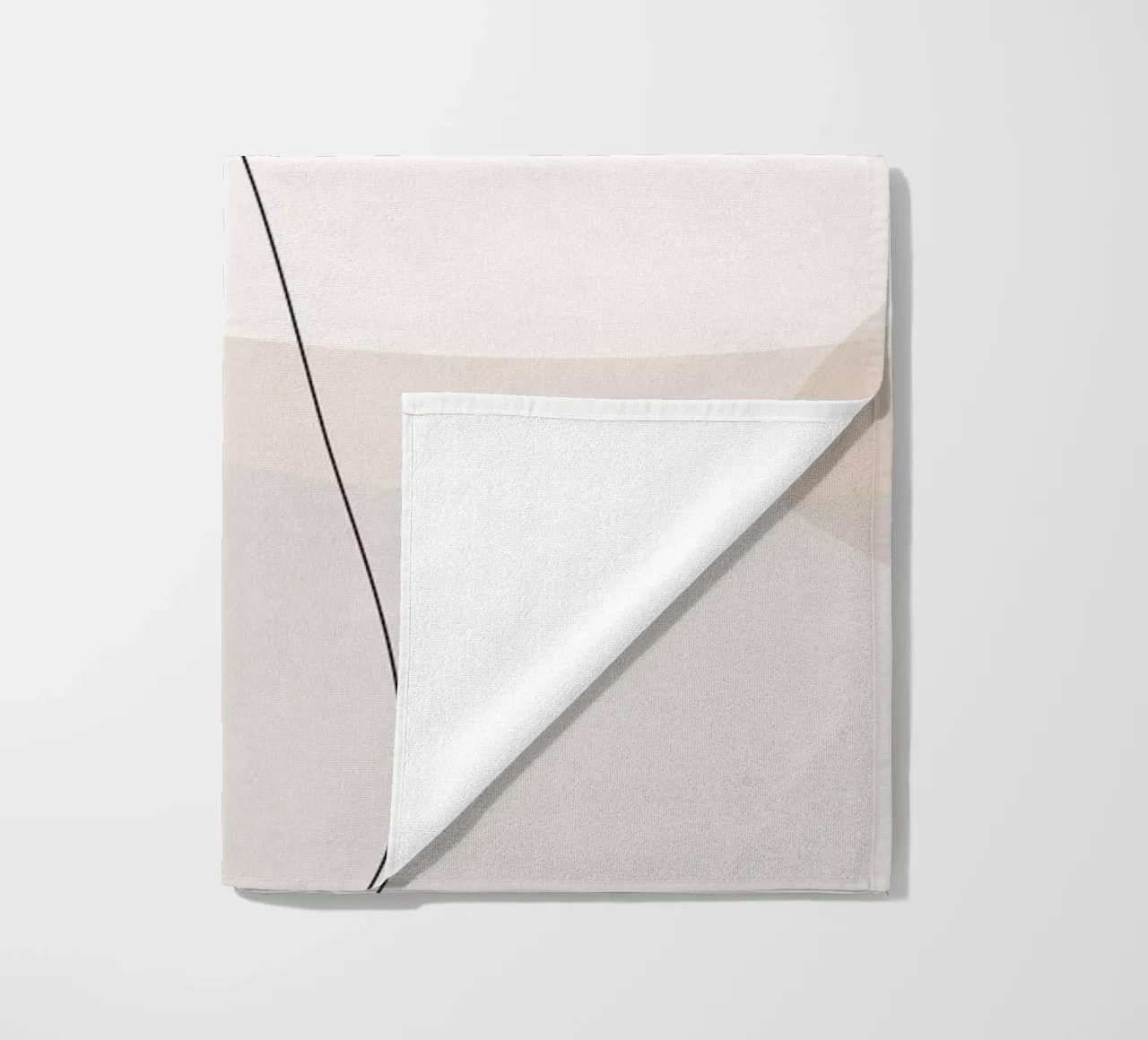 Abstract modern 9 strandhanddoek van LaylaOzHome