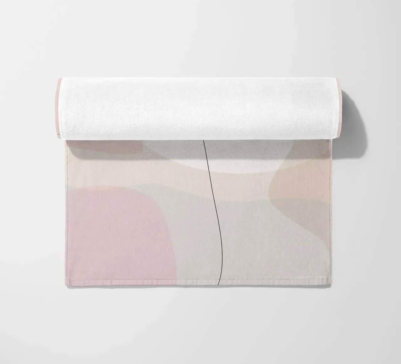 Abstract modern 9 strandhanddoek van LaylaOzHome