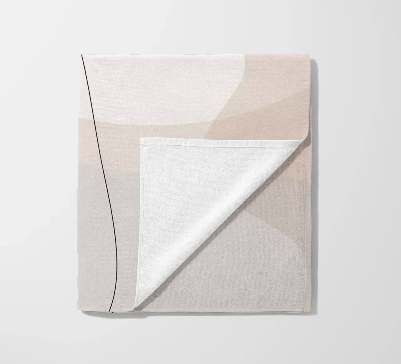 Abstract modern 9 strandhanddoek van LaylaOzHome