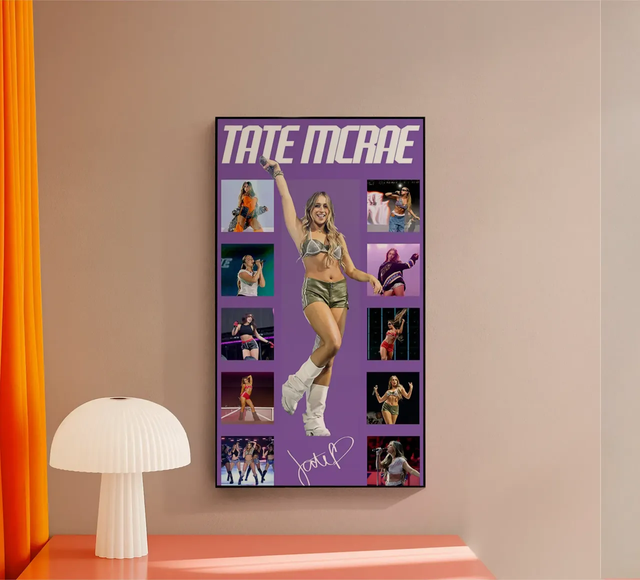 Tate McRae Vertiramic plexiglass da Theodore