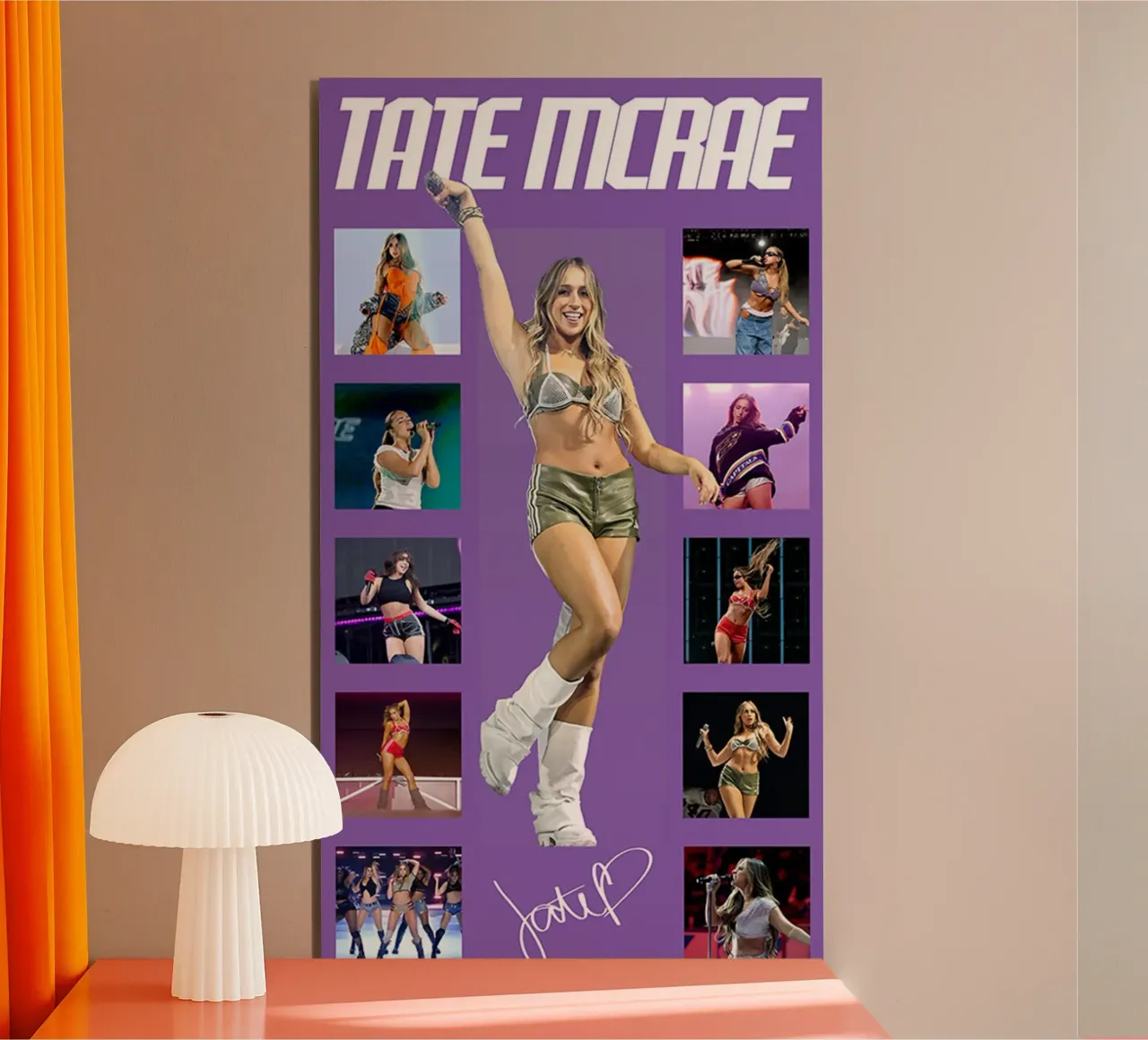 Tate McRae Vertiramic alluminio dibond da Theodore