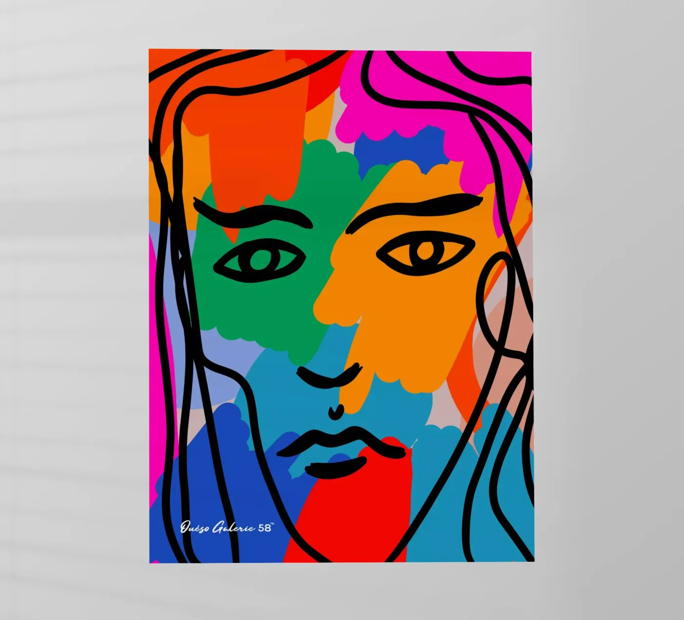 Face Face pellicola backlit da Mike Leymi