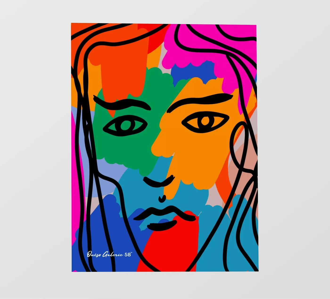 Face Face pellicola backlit da Mike Leymi