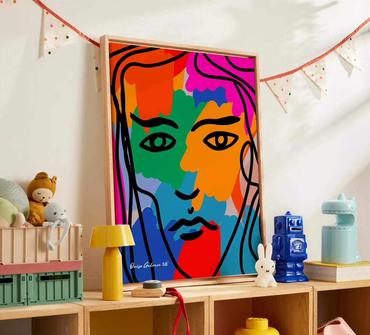 Face Face canvas by Mike Leymi