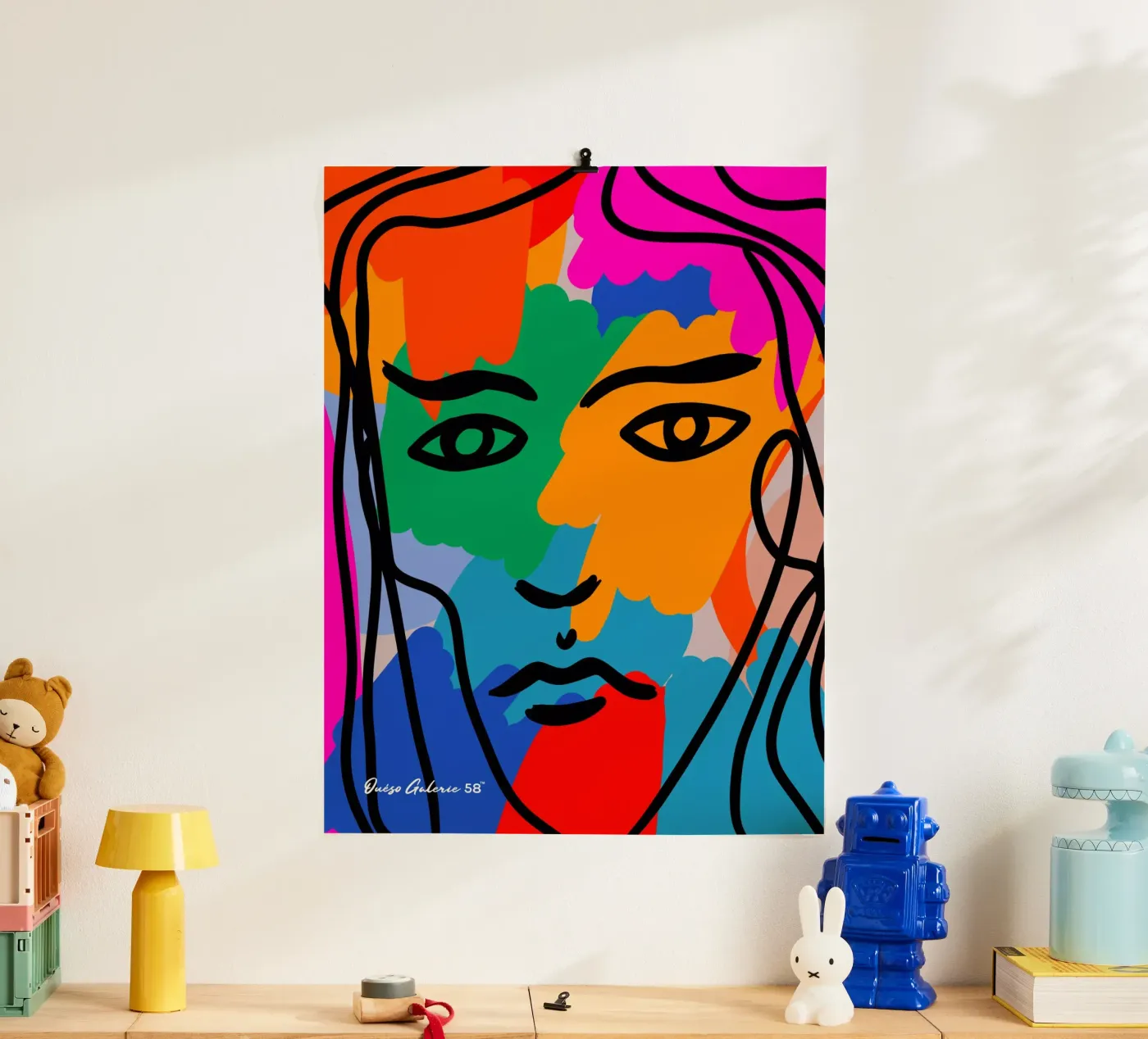 Face Face Poster von Mike Leymi