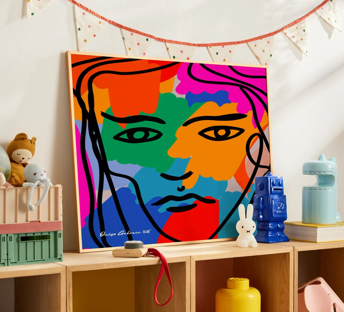 Face Face Poster von Mike Leymi