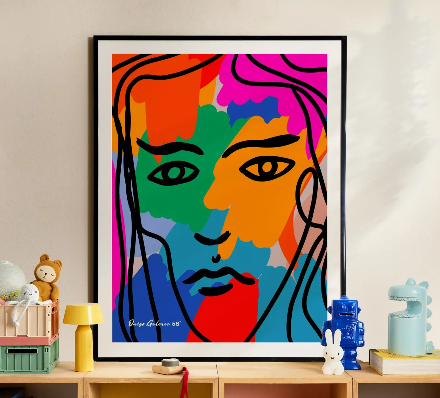 Face Face Poster von Mike Leymi