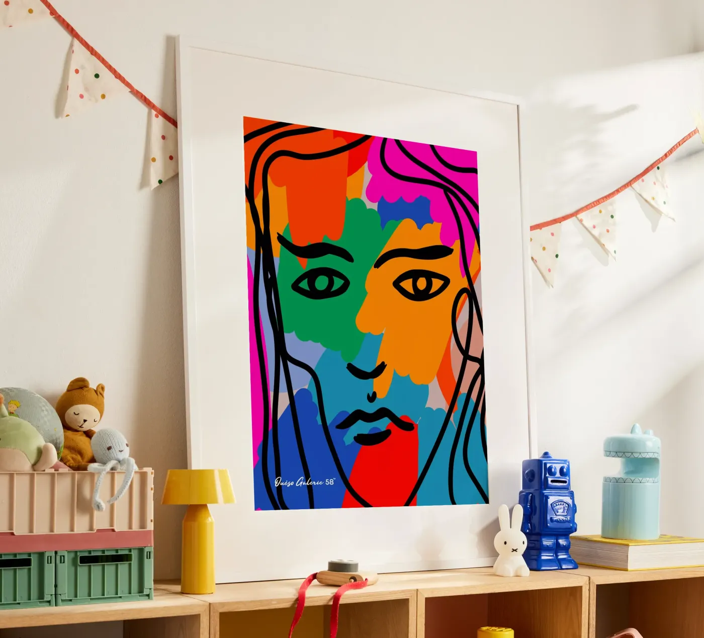 Face Face Poster von Mike Leymi
