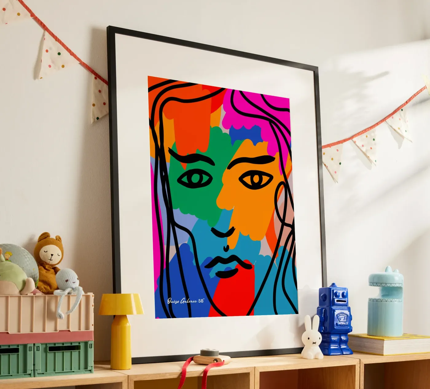 Face Face Poster von Mike Leymi