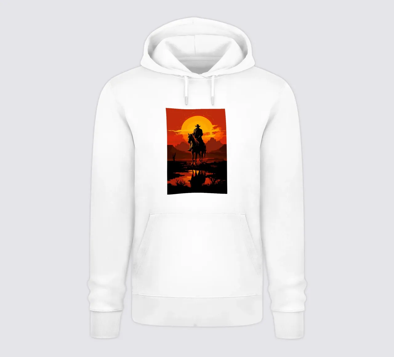 I GIOCHI DI RED DEAD REDEMPTION 2 felpa con cappuccio da posterindo