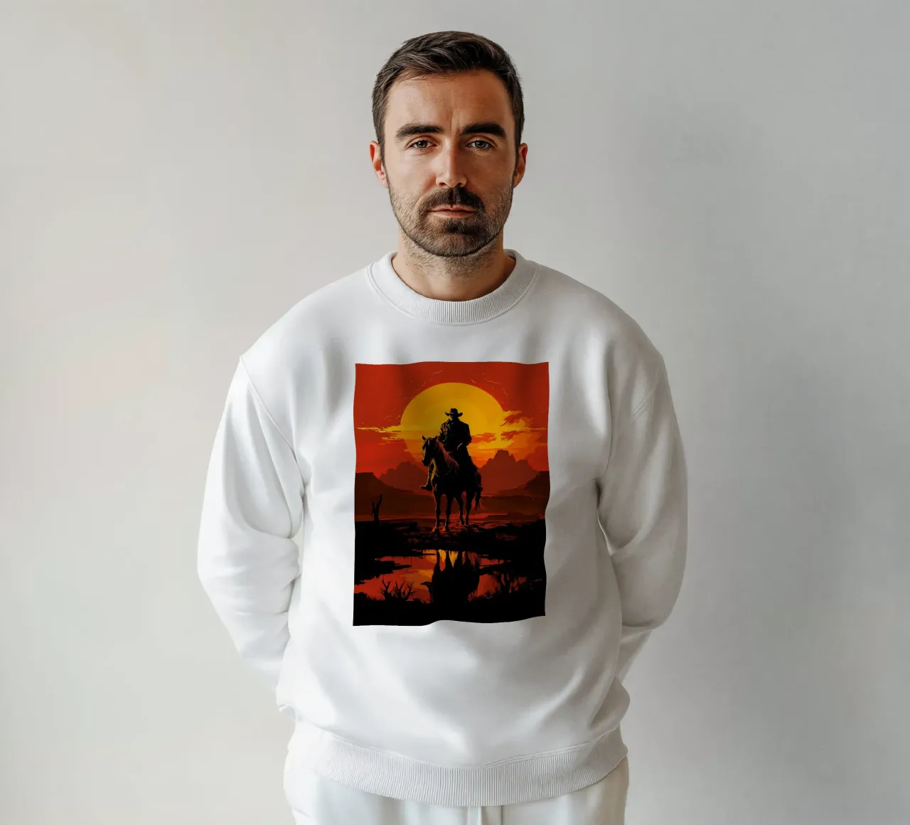 I GIOCHI DI RED DEAD REDEMPTION 2 felpa da posterindo