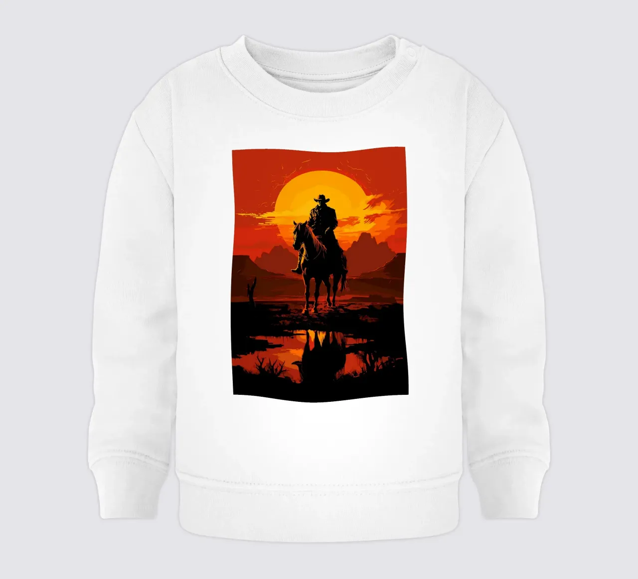 I GIOCHI DI RED DEAD REDEMPTION 2 felpa neonato da posterindo
