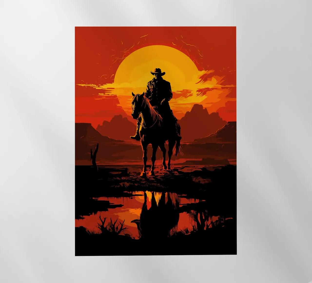 I GIOCHI DI RED DEAD REDEMPTION 2 pellicola backlit da posterindo