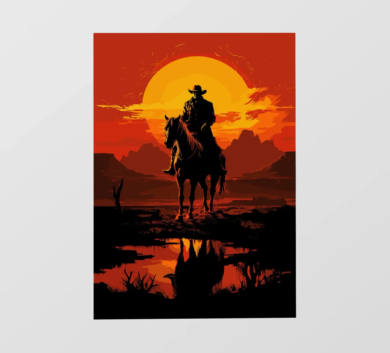 I GIOCHI DI RED DEAD REDEMPTION 2 pellicola backlit da posterindo