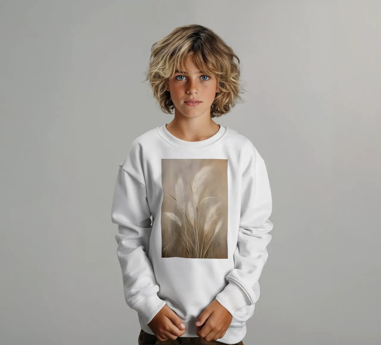 Natura Erbe Boho felpa bambino da Carinaprint