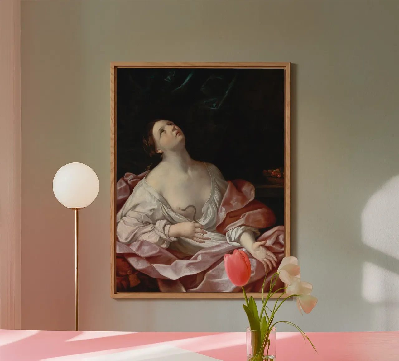 Cleopatra con l'Asp alluminio dibond da Nathan