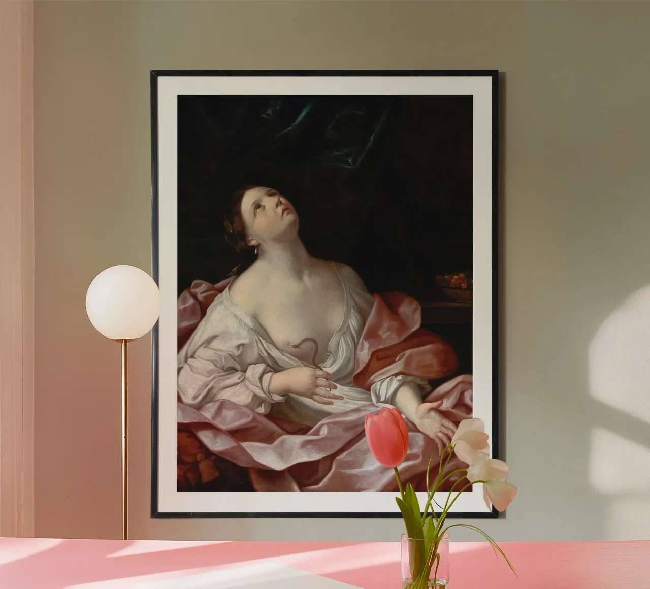 Cleopatra con l'Asp poster da Nathan