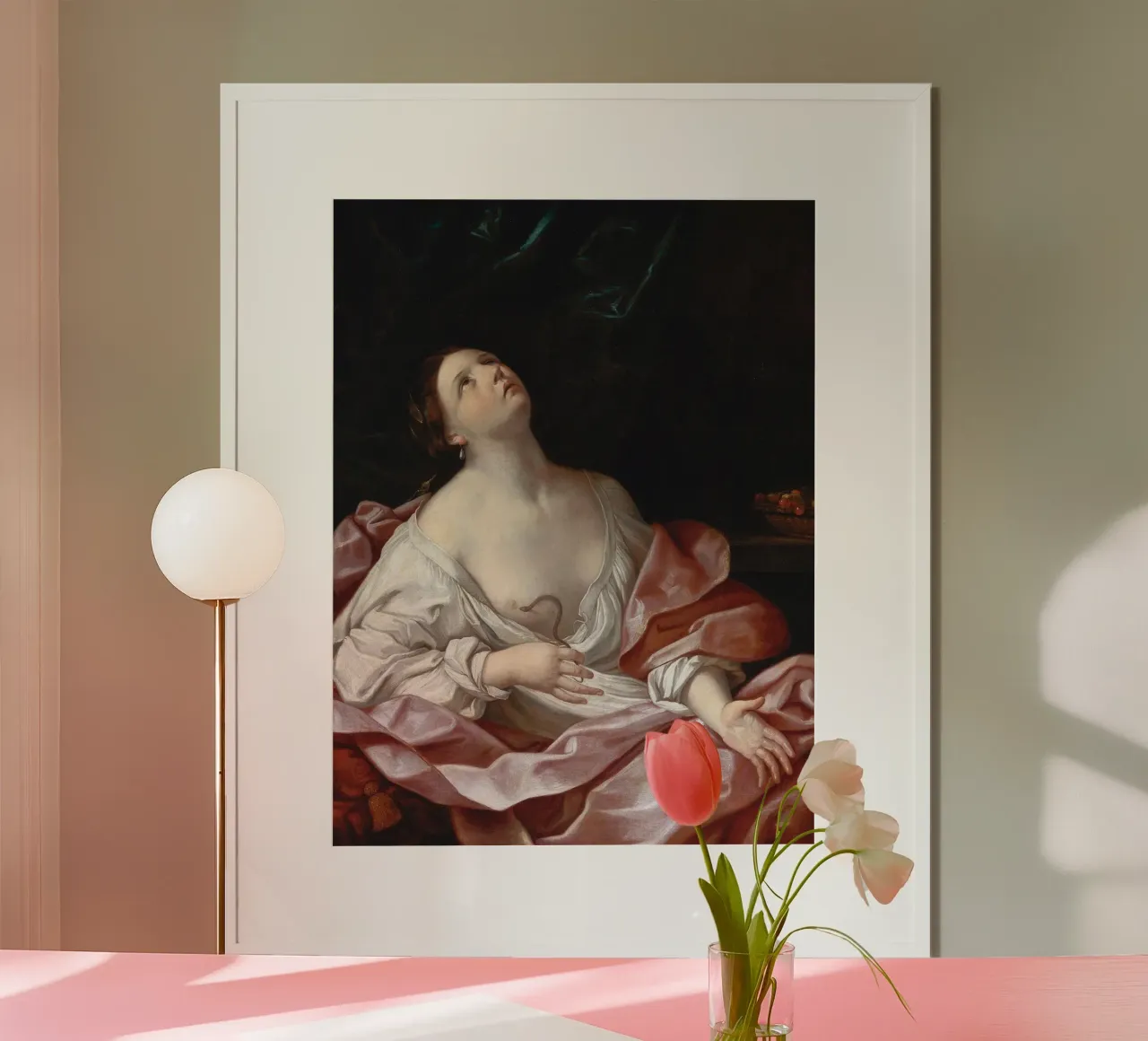 Cleopatra con l'Asp poster da Nathan