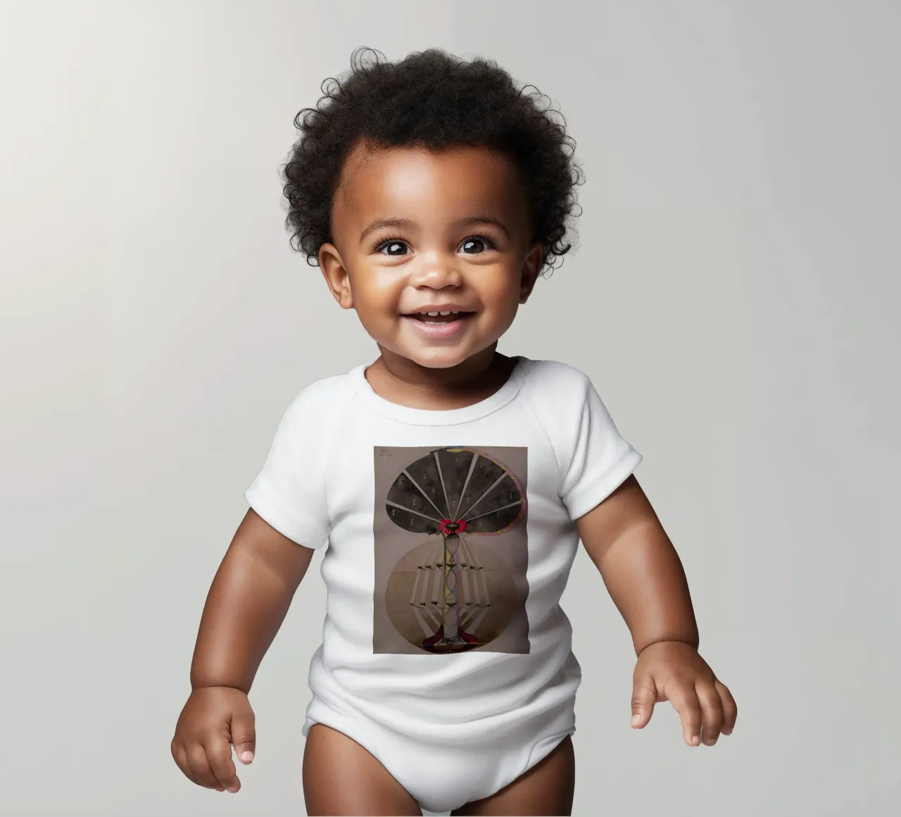 Hilma af Klint - The Tree Of Knowledge No .3 short-sleeve baby romper by William Store