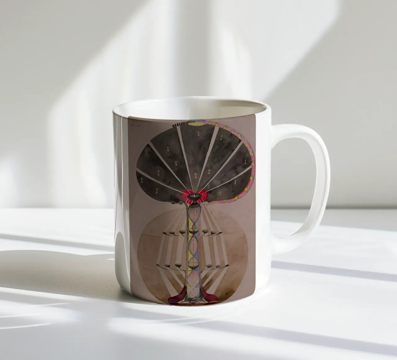 Hilma af Klint - L'albero della conoscenza n. 3 tazza in ceramica da William Store