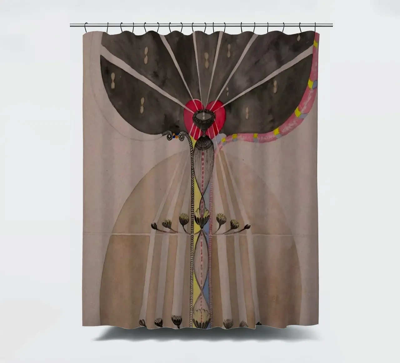 Hilma af Klint - The Tree Of Knowledge No .3 shower curtain by William Store