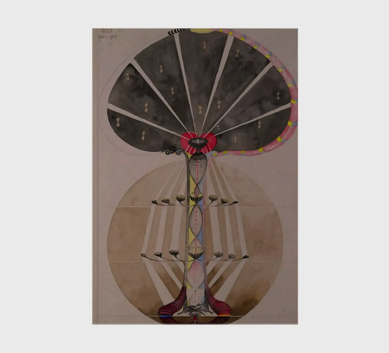 Hilma af Klint - The Tree Of Knowledge No .3 notebook by William Store