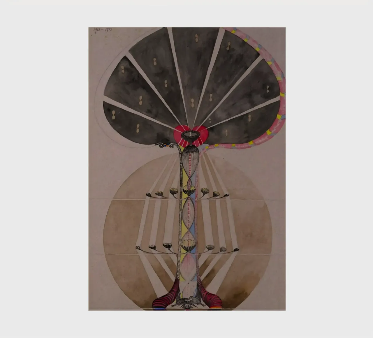 Hilma af Klint - The Tree Of Knowledge No .3 notebook by William Store