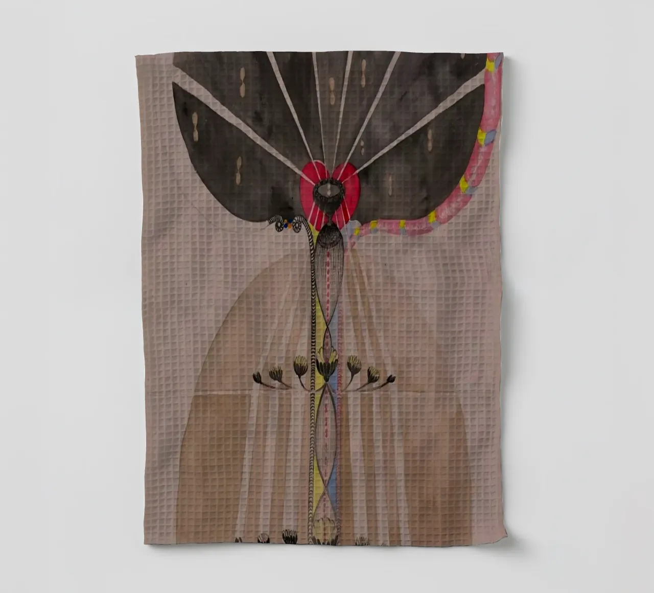 Hilma af Klint - The Tree Of Knowledge No .3 tea towel by William Store