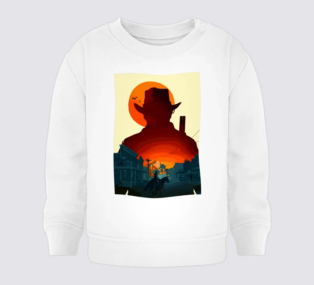 I GIOCHI DI RED DEAD REDEMPTION felpa neonato da posterindo